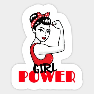 Vintage Girl Power - Strong Empowered Biblical Girls and Women Sticker